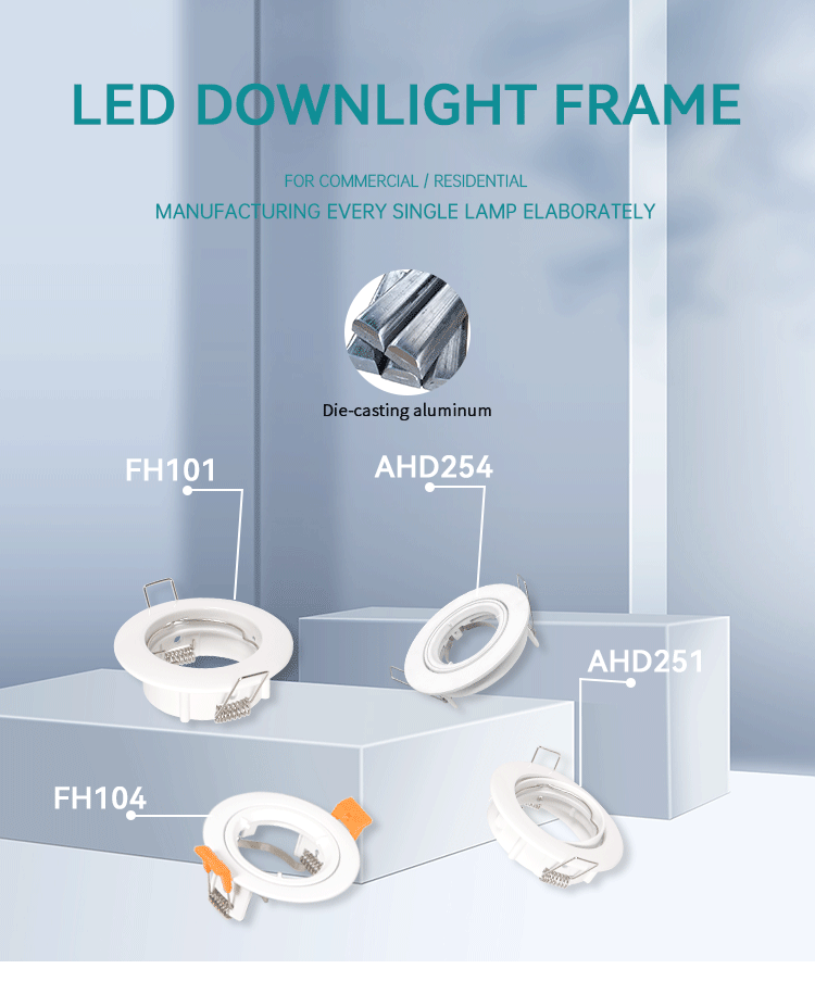 Recessed LED spotlight Frame