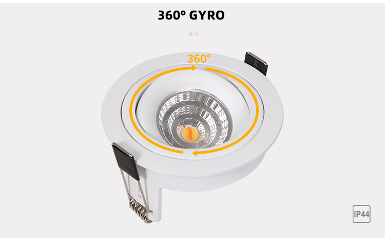 360° gyro Downlight