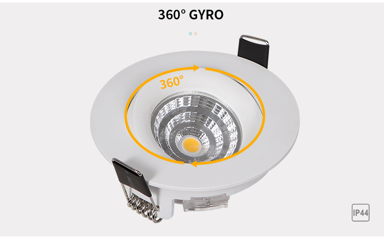 360 ° Rotatable Recessed Downlight