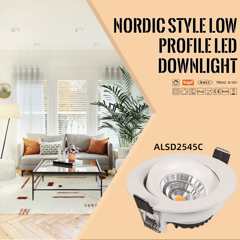 Nordic Style Low Profile LED Downlight ALSD2545C