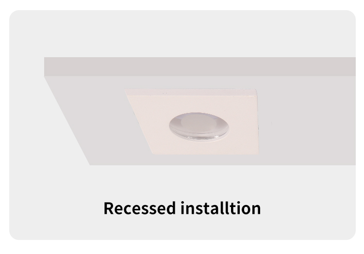 recessed down light frame